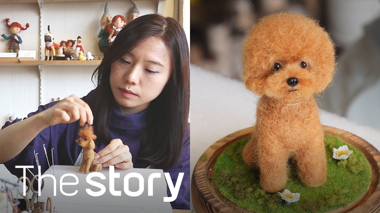 콕콕콕! 양털에 바늘을 찔러 만든 포근한 인형! : 양모인형 제작, 이민종 (ENG/KOR/JPN sub)