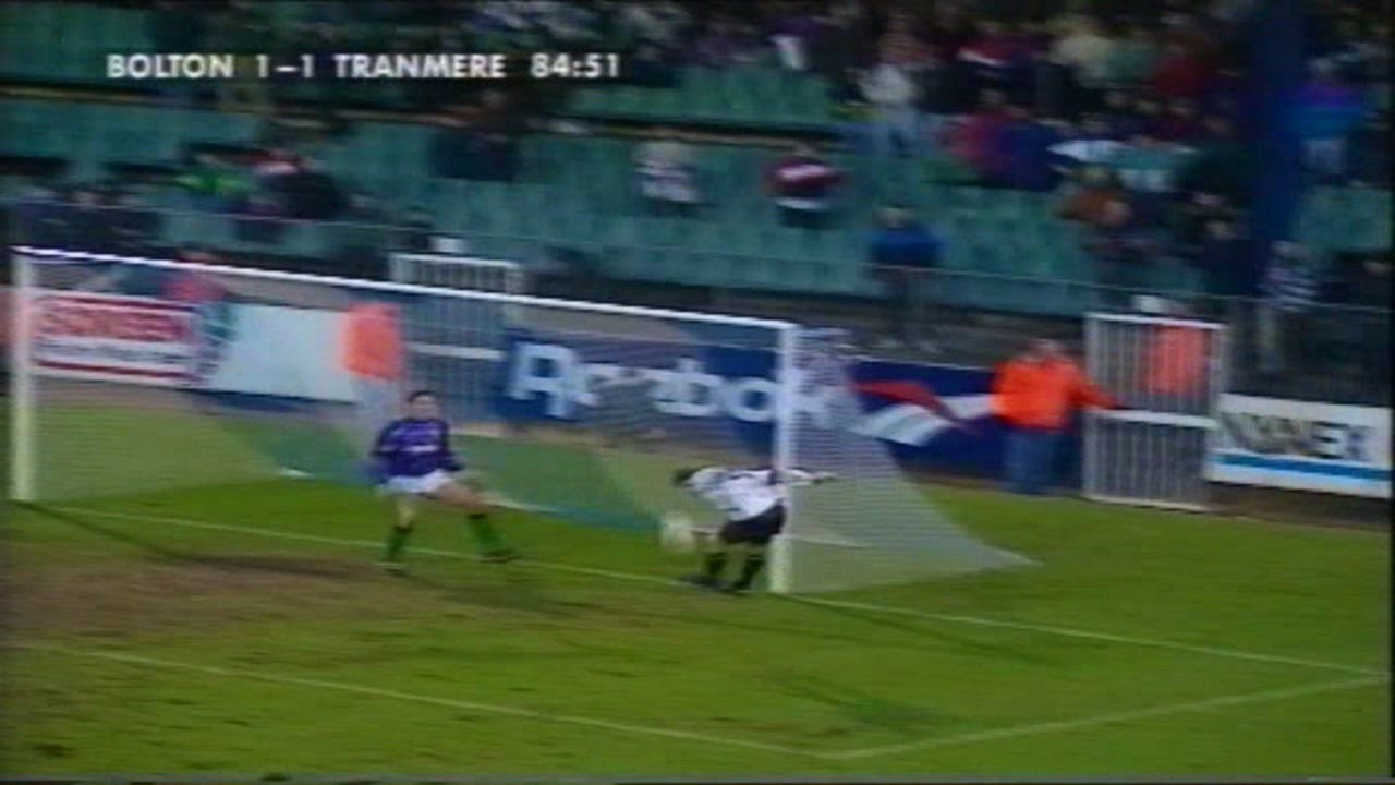 GOLDEN GOALS | Bolton 2-1 Tranmere - 93/94 football score