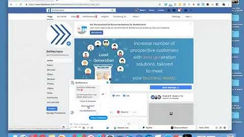 How To Setup A Welcome Message via Manychat - Messenger Bots
