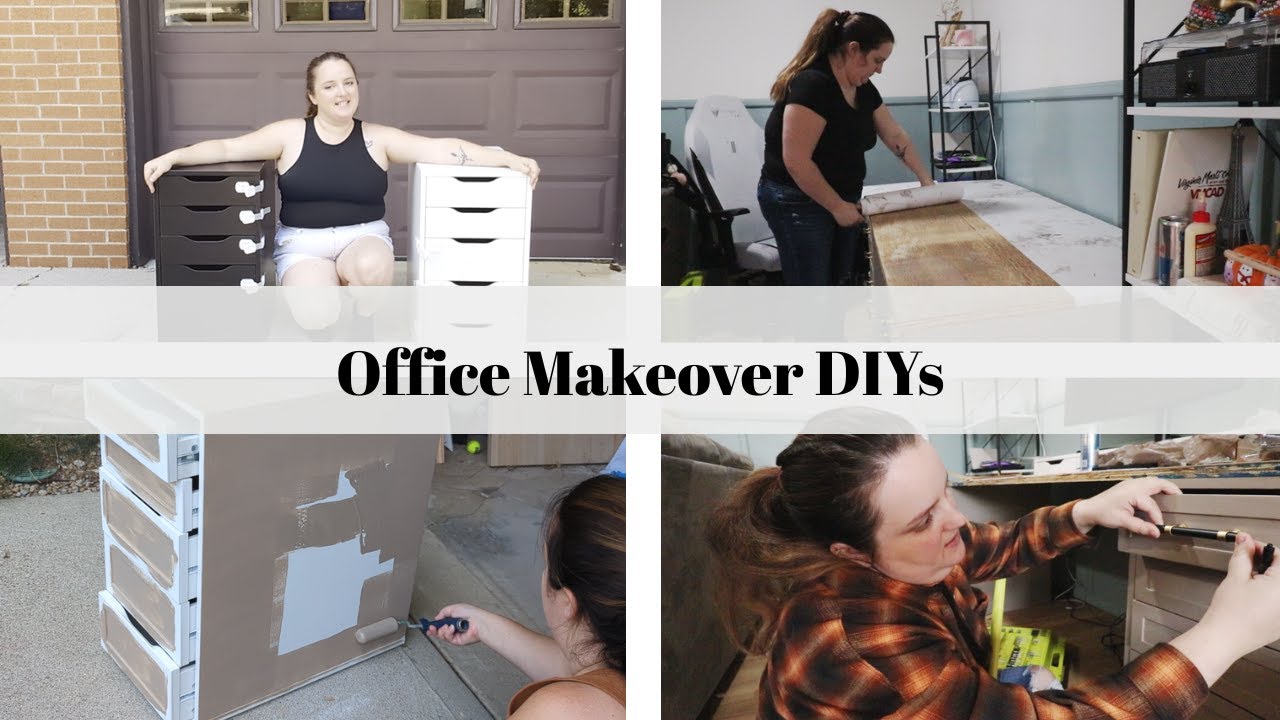 FINALLY! My Office Makeover  Part 1- IKEA ALEX DRAWERS HACK