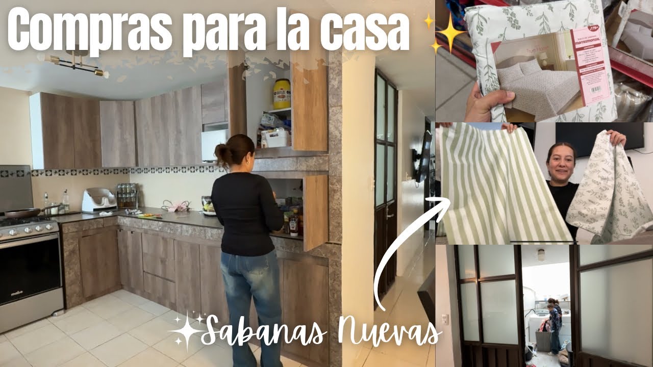 COMPRAS PARA DECORAR LA CASA 🏡 DESPENSA DE $2,500 ✅ UN DÍA COMO AMA DE CASA 🙋🏻‍♀️