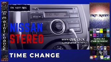 How To Set Time Clock For Nissan Stock Car Stereo Ahead Or Back For Daylight Savings Change Video