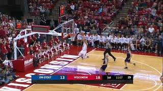 Kobe King Two-Handed Slam vs. UW-Stout