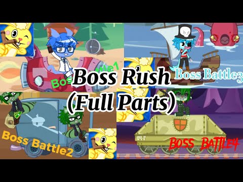 Happy Tree Friends Deadeye || Boss Rush || Full Parts