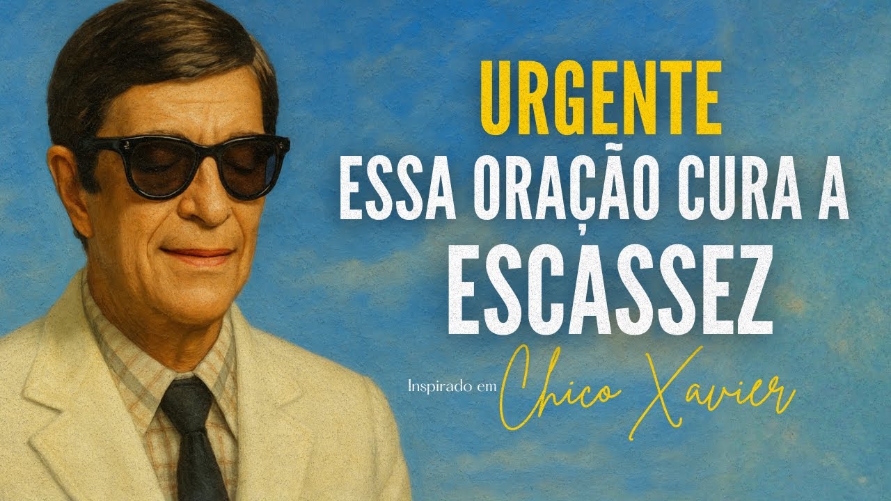 Oração para QUEBRAR o bloqueio financeiro e afastar espíritos de escassez - Chico Xavier
