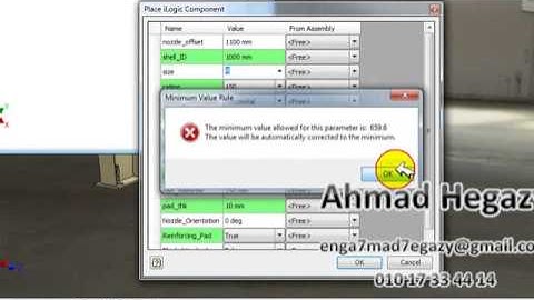 Modeling Of pressure vessel by using Autodesk Inventor , iLogic part3