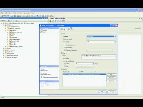 CESuite - SQL Server 2005 - HowTo DB Backup