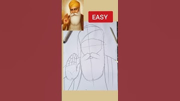 How to draw Gurunanak devji drawing