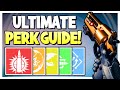 The ULTIMATE Perk Guide For ENDGAME PVE! The Best PvE Weapon Perks | Destiny 2 Perk Guide
