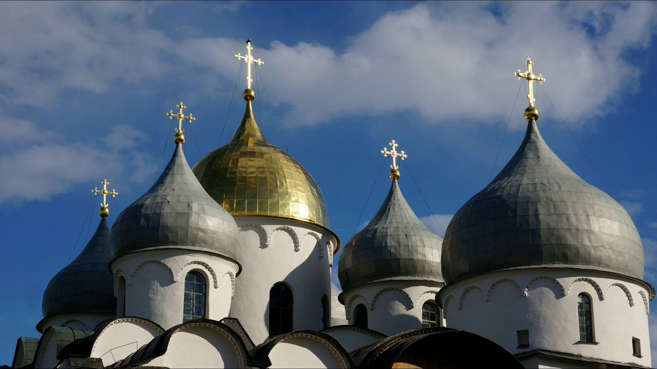 Софийский собор в Новгороде купола