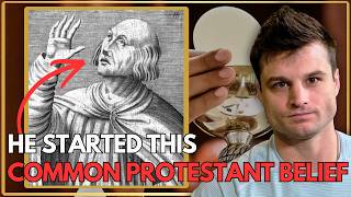 Who was the First Person to Claim that the Eucharist is Only a Symbol?