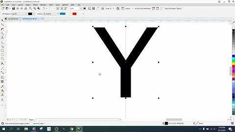 Corel Draw Tips & Tricks Make a Font symmetrical