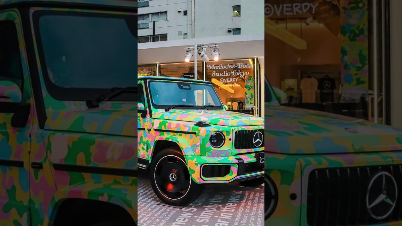 メルセデス・ベンツの新型CLAとGクラスがカモフラ柄でストリートを席巻