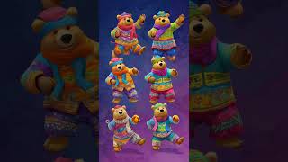 When the dhol drops even bears can not resist # dancing bears# bhangra bears#Funny animals