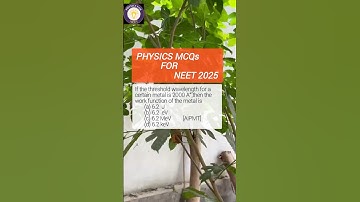 Physics MCQs for NEET 2025#neetphysicsmcqs#Shorts