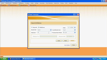 Library Package-library management software - Bank Transaction