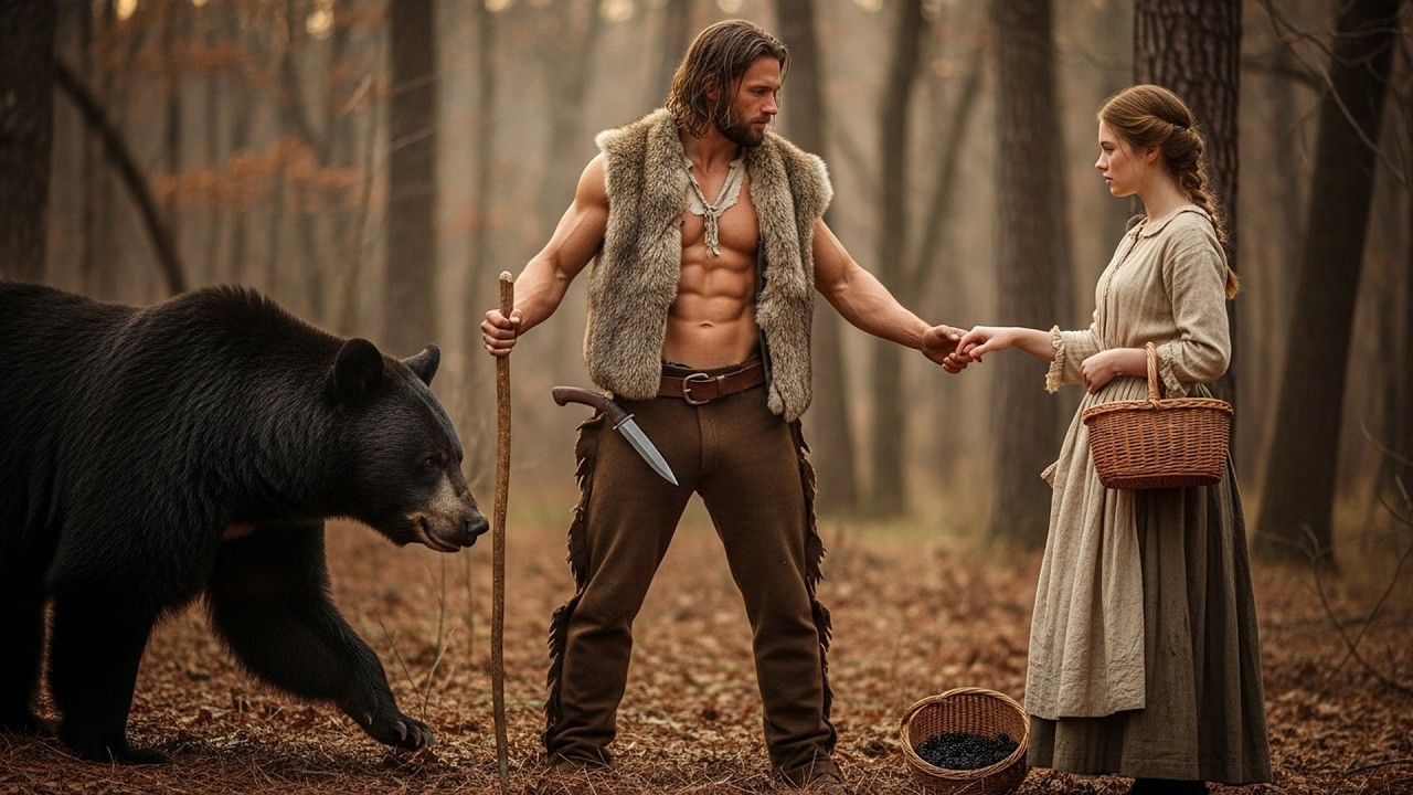 She Was Picking Berries When the Bear Came—Mountain Man Got Between Her and the Beast Until It Left