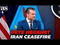 HEGSETH: Ceasefire STOPS war powers clock on Iran approval deadline