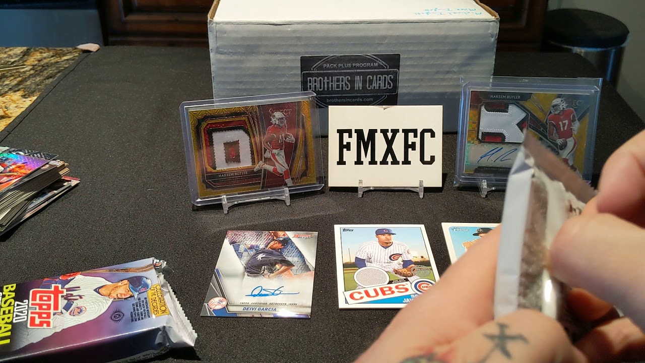 Brothers in Cards Gold Baseball Box 4 hits YouTube