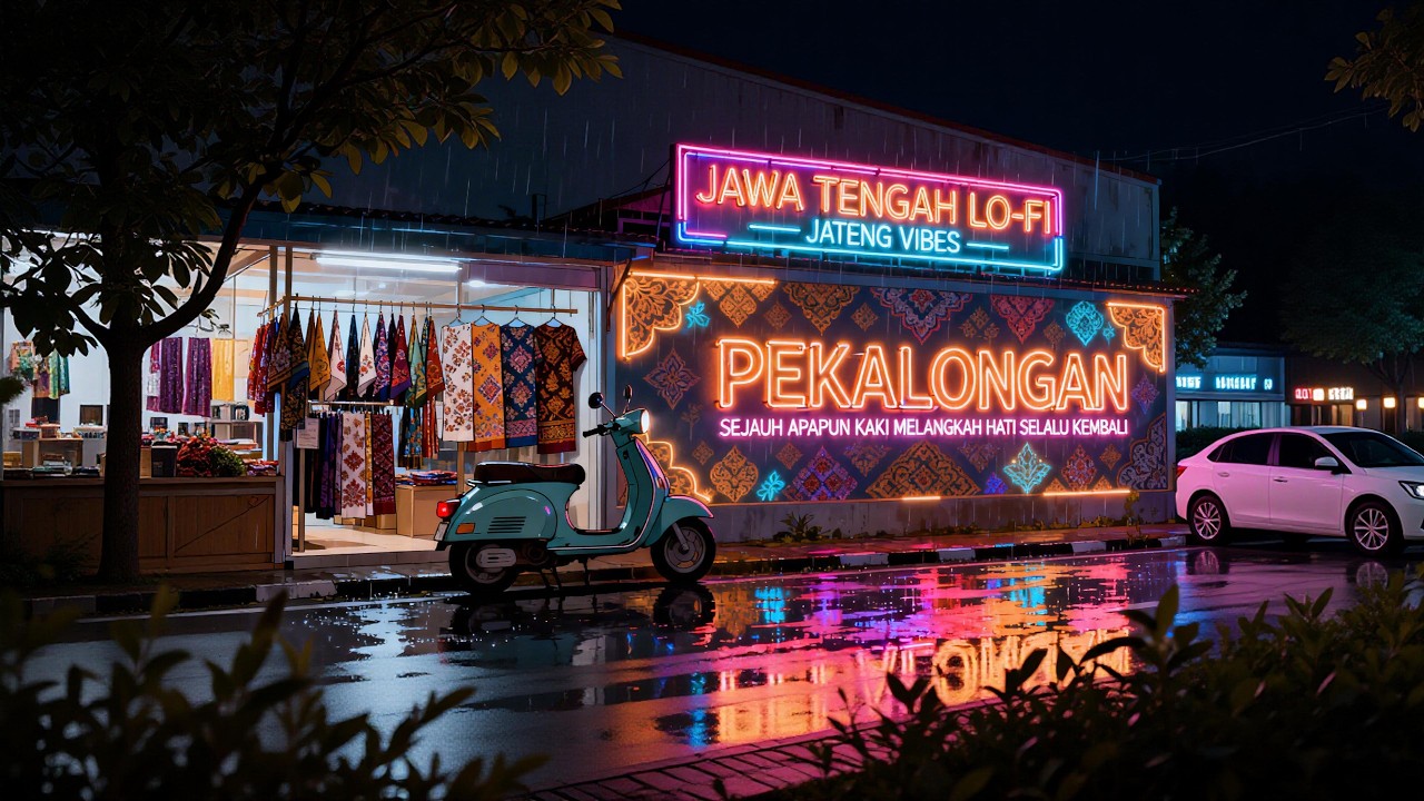 PEKALONGAN LO-FI: Batik City Lights 🎨 | Jateng Vibes | Jawa Tengah LO-FI