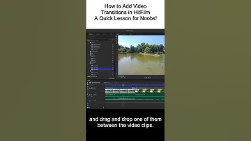 How to Add Video Transitions in HitFilm!