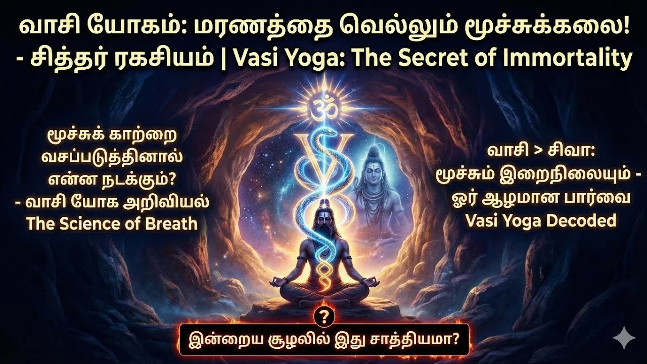 வாசி யோகம்: மரணத்தை வெல்லும் மூச்சுக்கலை! - சித்தர் ரகசியம் | Vasi Yoga: The Secret of Immortality