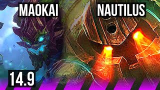 MAOKAI & Jinx vs NAUTILUS & Miss Fortune (SUP) | 1200+ games, 2/4/20 | KR Master | 14.9