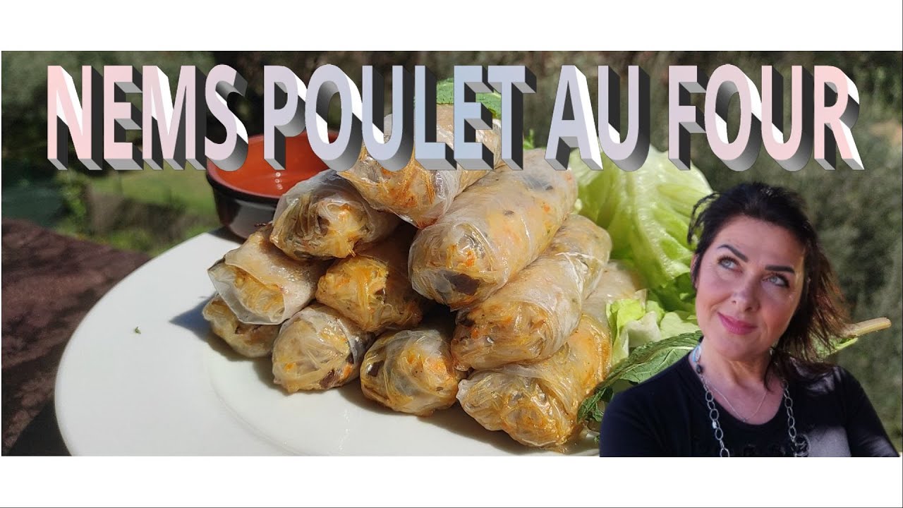 Nems Poulet au four ( plus digeste, recette personnalisé)