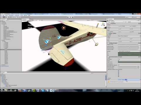 UnityFS - Aircraft Creation - 5 Animated Control Surfaces