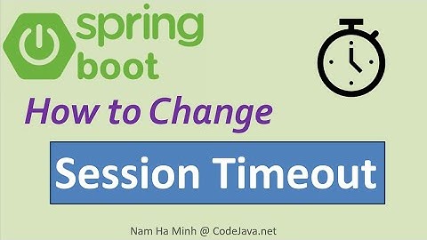 How to Change Session Timeout for a Spring Boot Web Application