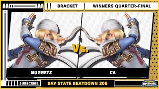 Bay State Beatdown 206 - Winners Quarter-Final - Nuggetz (Sheik) VS Ca (Sheik) - SSBU Singles
