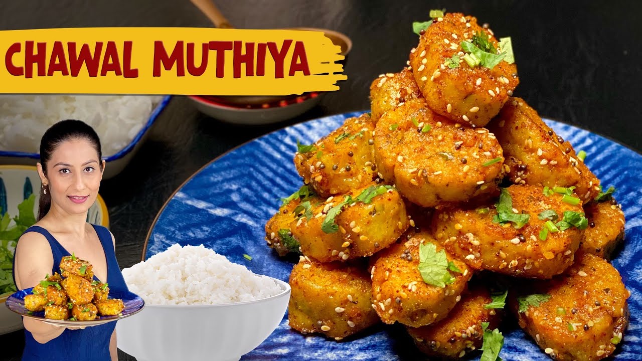 Bhaat na muthiya dhokla
