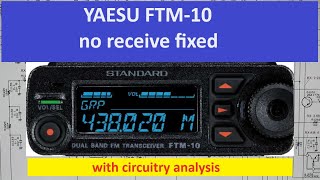 #294 Yaesu FTM10 fixed, the repair story