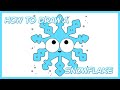 How to draw Christmas a Snowflake ,Drawing Coloring