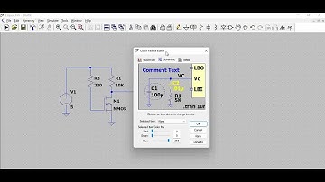 Generating .emf file from LTSpice | How to change background color in LTSpice