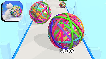 Rubberball Runner ​- All Levels Gameplay Android,ios (Levels 35-39)