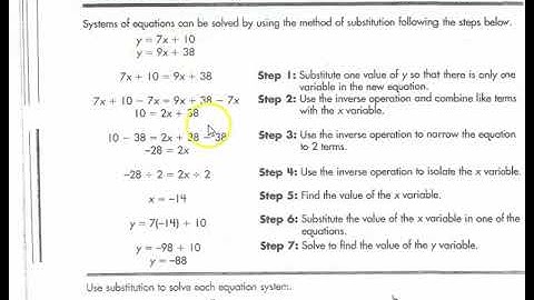8th Grade Math_Solving 2-Variable Linear Equations System