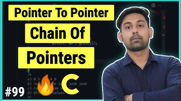Pointer to Pointer | Chain Of Pointer In C | Graphically Explanation With Program In Hindi