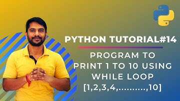Program to Print First 10 Natural Numbers - In Hindi
