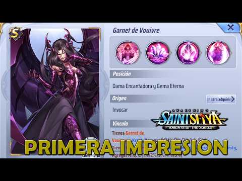 PRIMERA IMPRESION DE GARNET! YA CASI VOLVEMOS A LA NORMALIDAD! Saint Seiya Awakening KOTZ