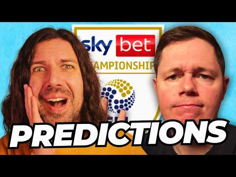 Championship SCORE PREDICTIONS - Round 7