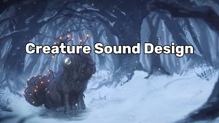 Mattia Cellotto & A Sound Effect Creature Sound Design Contest Entry Breakdown