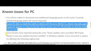 Windows 10 Insider Preview Build 15061 (what
