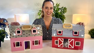 Unboxing/Review Melissa & Doug Barn and Doll House