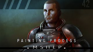 "Shepard" - Mass Effect - Painting process