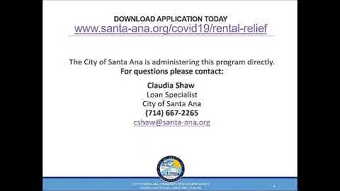 City of Santa Ana CARES for Landlords