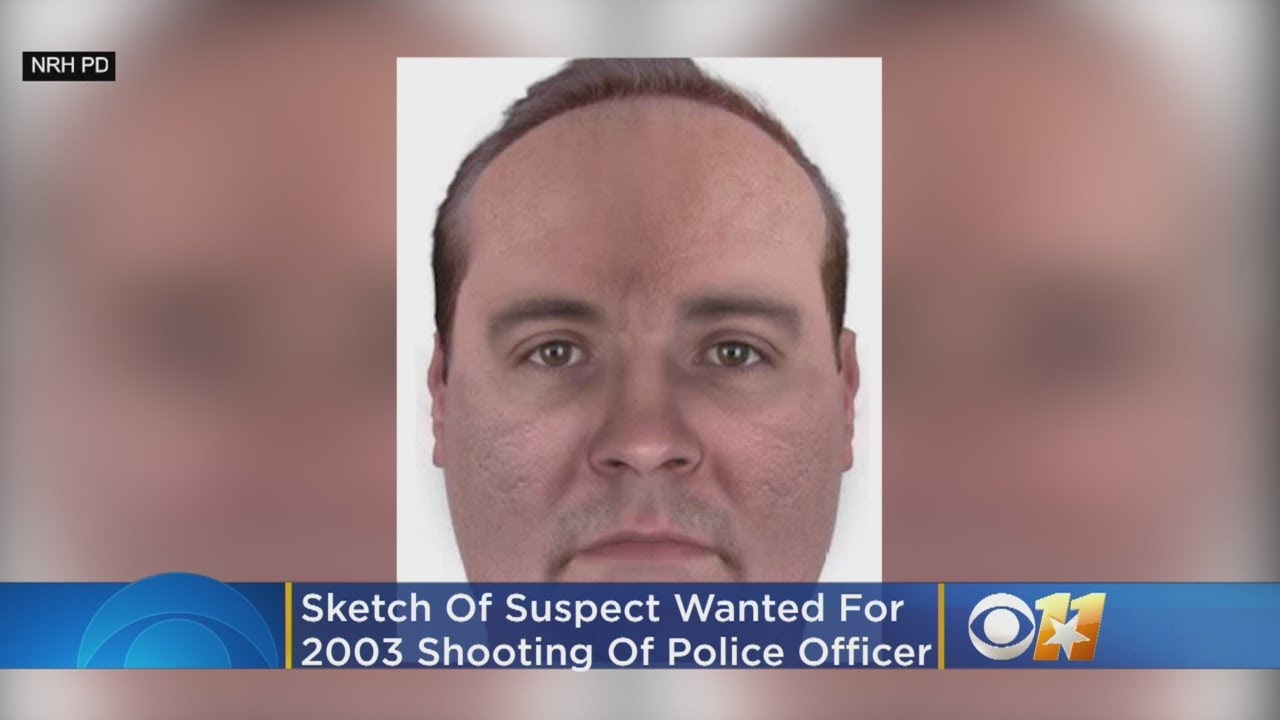 Police Release Sketch Of Suspect Wanted For 2003 Shooting Of North Richland Hills Officer