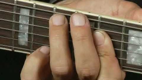1st Inversion of Eb Major Guitar Chord on the Middle Bottom Strings