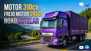 DAF CF 310CV TRUCK ROXO ESTELAR MUITO TOP 😍