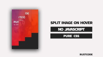 Split Image On Hover | HTML & CSS